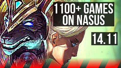 NASUS Vs CAMILLE TOP 8 2 8 1100 Games Godlike EUW Challenger