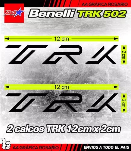 2 Calcos Benelli Trk 502 No Ducati Honda Yamaha Bmw