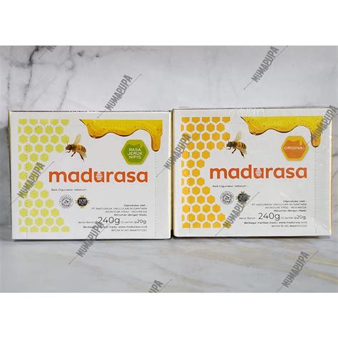 Jual Madurasa Madu Rasa Original Jeruk Nipis Sachet X Gr Box