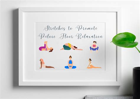 Yoga Pelvic Floor Poster Relaxation Yoga Poses Pelvic Floor Relaxation