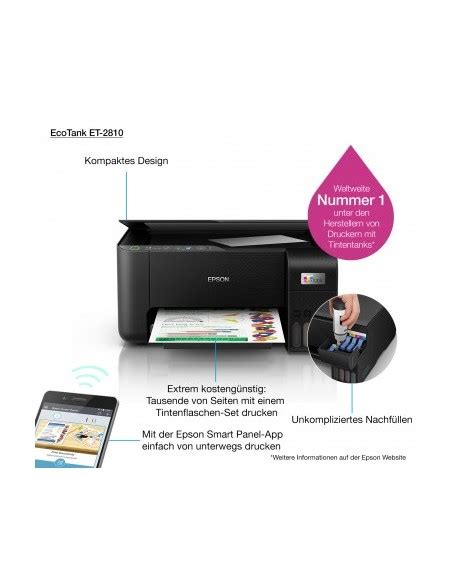 Epson EcoTank ET 2810 WiFi Multifunción Inyección Online Canarias