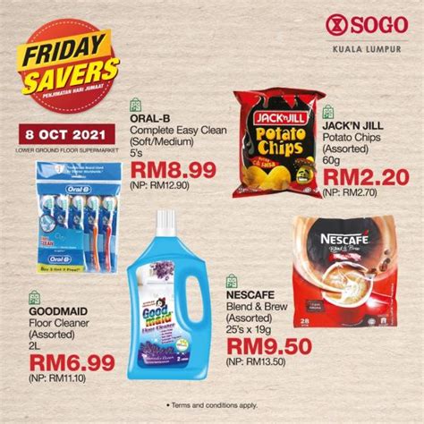 8 Oct 2021 SOGO Supermarket Friday Savers Promotion EverydayOnSales