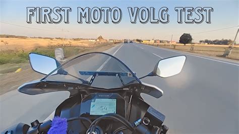 MY FIRST MOTOVLOG TEST YouTube