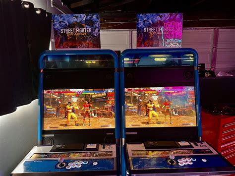 Street Fighter 6 Type Arcade Vewlix Marquee And Move Strip Original