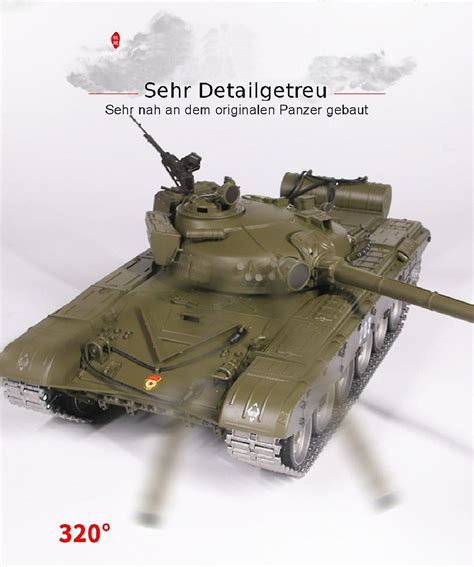 Heng Long RC Panzer Russischer T 72 Rauch Sound Pro Modell