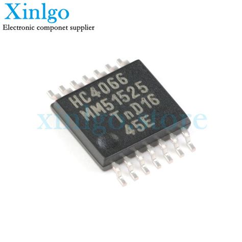 10pcs/lot 74hc4066pw Tssop-14 74hc4066 Hc4066 Quad Bilateral Switches ...