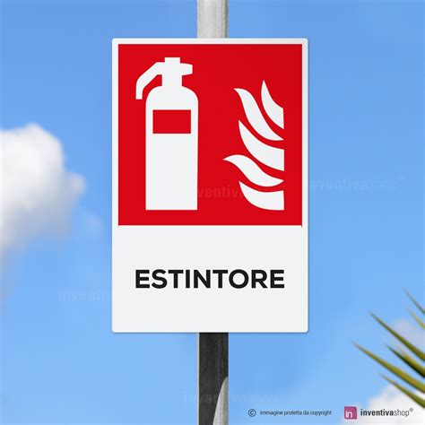 Cartello Estintore Antincendio