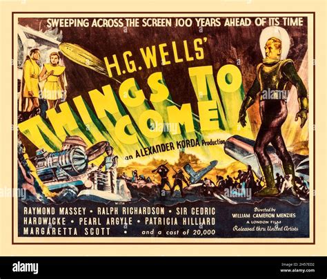 Things To Come H G Wells Hi Res Stock Photography And Images Alamy