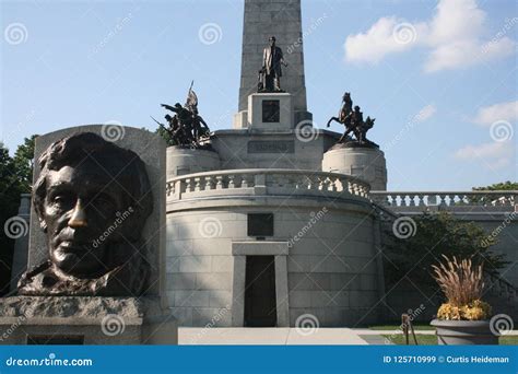 Abraham Lincoln Memorial Tomb Springfield Illinois Editorial Stock ...