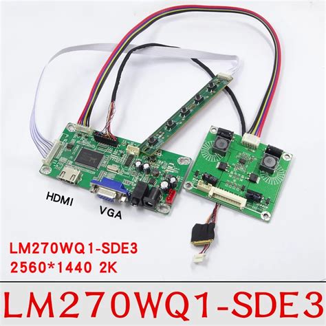 LM270WQ1 SDE3 Controller Board Kit For 2560X1440 LED 36Pins LM270WQ1 SD