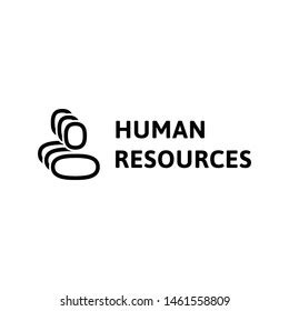 Vector Human Resources Logo Design Template Stock Vector (Royalty Free ...