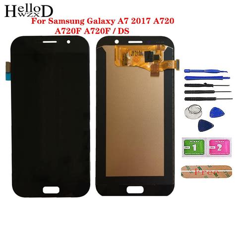 Buy 5 7 TFT LCD For Samsung Galaxy A7 2017 A720 A720F A720F DS LCD