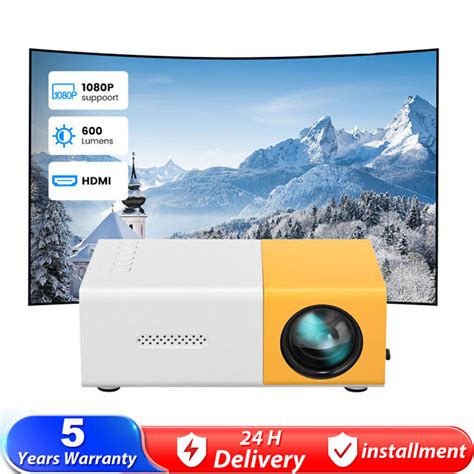 Projector Mini Portable P Wireless Connection Y Home Projector