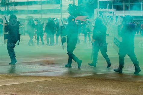 Riot Police Control The Crowd 46153927 Stock Photo At Vecteezy