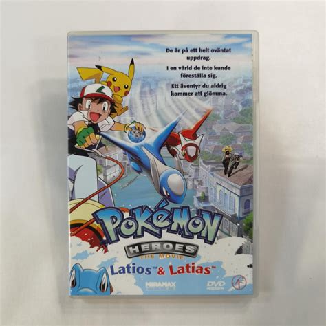 Pok Mon Heroes Latios Latias Dvd Se K P P Tradera