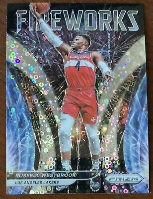 Panini Prizm Fireworks Fastbreak Prizm Russell Westbrook Ebay