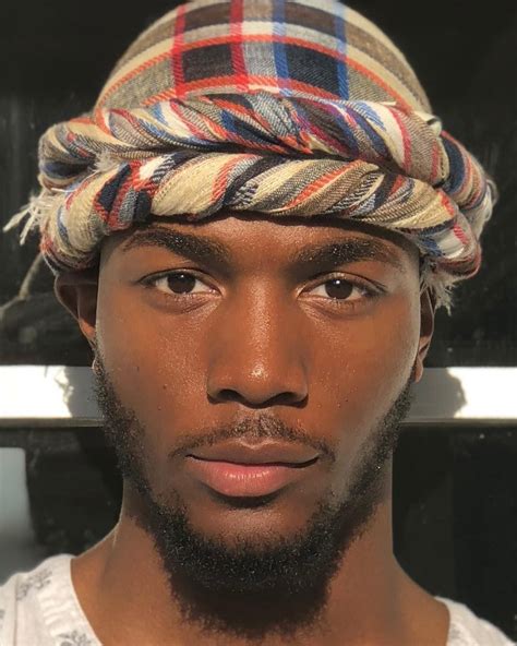 A Colorful Headscarf To Protect A Beautiful Man S Hair To Perfect