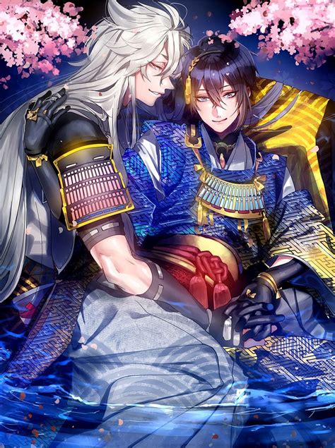 Mikazuki Munechika And Kogitsunemaru Touken Ranbu Touken Ranbu