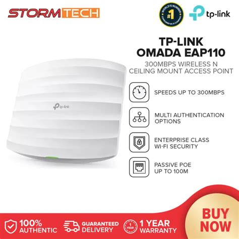 Tp Link Omada Eap Mbps Wireless N Ceiling Mount Access Point Wifi