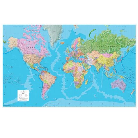 Large World Political Map World Wall Map Images