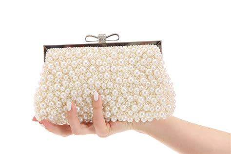 Pearl Clutch Bag For Weddings By Vintagestyler Co Uk Pearl Clutch Bag