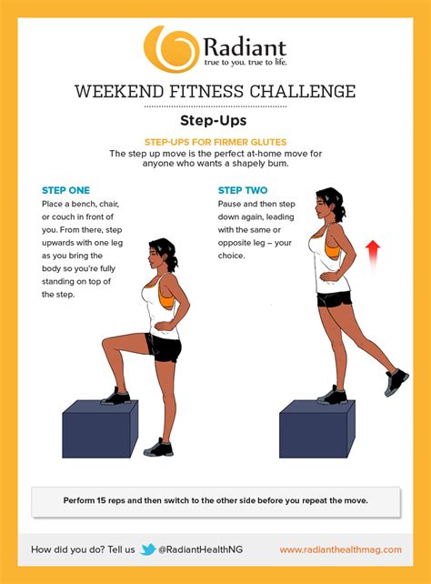 Weekend Challenge: Step-Ups - Radiant Health Magazine