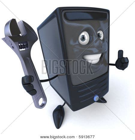 fun computer image photo  trial bigstock