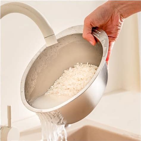 Amazon Rice Washer Strainer Bowl 4 In 1 Washing Bowl For Quinoa