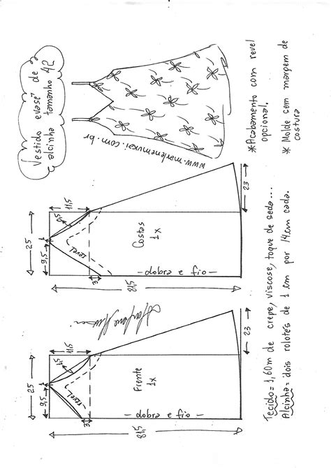 Vestido Camisola Evas Trap Zio De Alcinha F Cil De Fazer Marlene Mukai