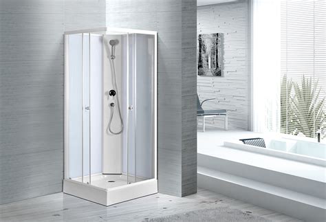 Modern Moulded Shower Cubicles 800 X 800 X 1950 Mm Free Standing Type