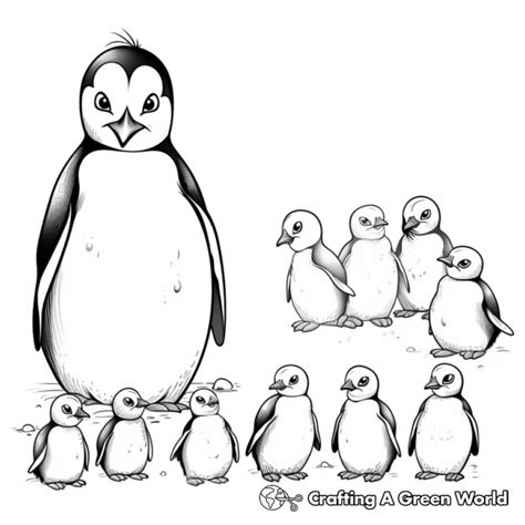 Baby Penguin Coloring Pages - Free & Printable!