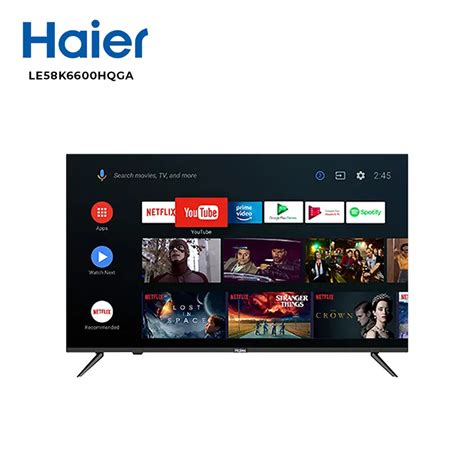Haier 58 Inch UHD LED TV – LE58K6600HQGA | AC GHAR