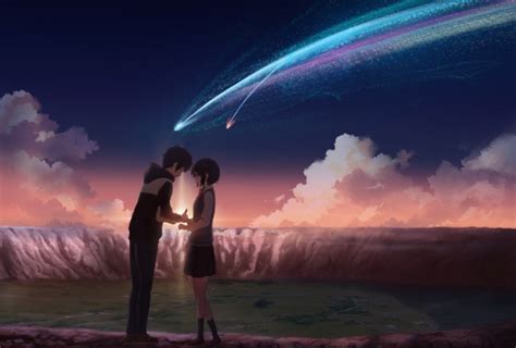 Kimi No Nawa Wallpaper Couple 2663x1760 Download Hd Wallpaper Wallpapertip