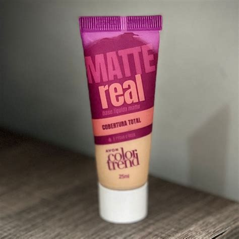 Base Líquida Matte Real Color Trend A Prova D água 25ml Avon Shopee