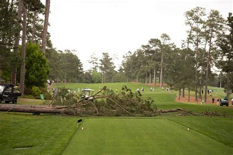 Masters 2023: Scary scene unfolds as trees collapse near patrons at Augusta National; play ...