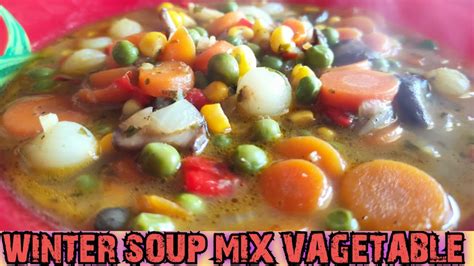 Mix Vegetable Soup Recipe Frozen Vegetable Soup Chef Yasir Youtube