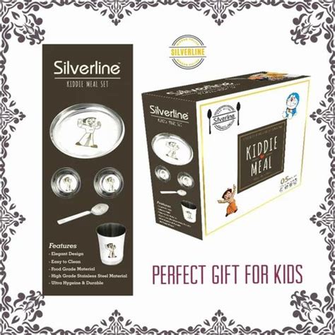 Silverline Stainless Steel Thali Set At Rs Piece Stainless Steel