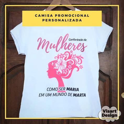 Camisa personalizada para a Conferência de Mulheres da igreja Batista