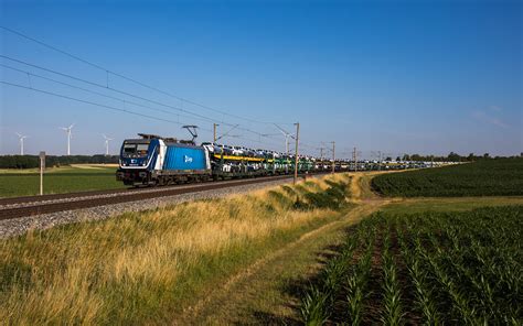 Cd Cargo Gollhofen Mit Einem Vollen Autozug Fuhr D Flickr