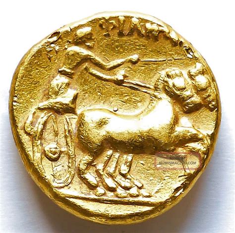 Greek Ancient Gold Stater Macedonia King Philip 323 Bc/xf - Au -. 28 ...