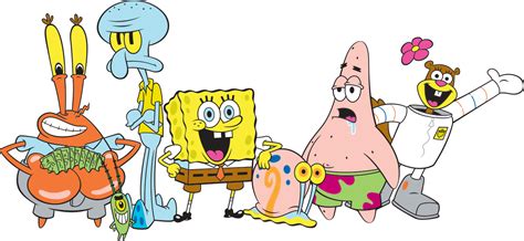 Spongebob And Friends Png 51 Koleksi Gambar