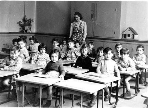 Photo de classe Maternelle de 1950 école Du Centre Copains d avant