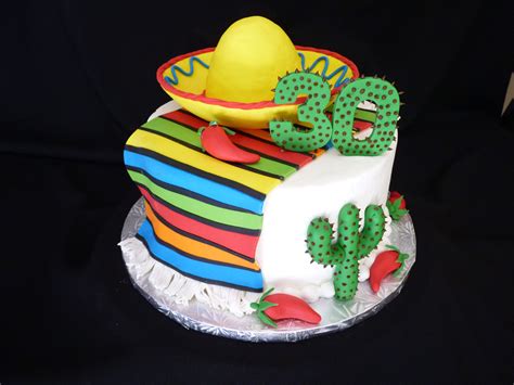 Mexican Fiesta 30th Bday — Birthday Cakes Mexican Fiesta Cake Fiesta