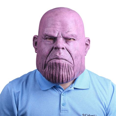 Avengers Endgame Mask Thanos Mask Cosplay Superhero Thanos Mask Latex Cosermart