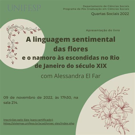 Unifesp On Twitter Nesta Palestra Alessandra El Far Professora Do