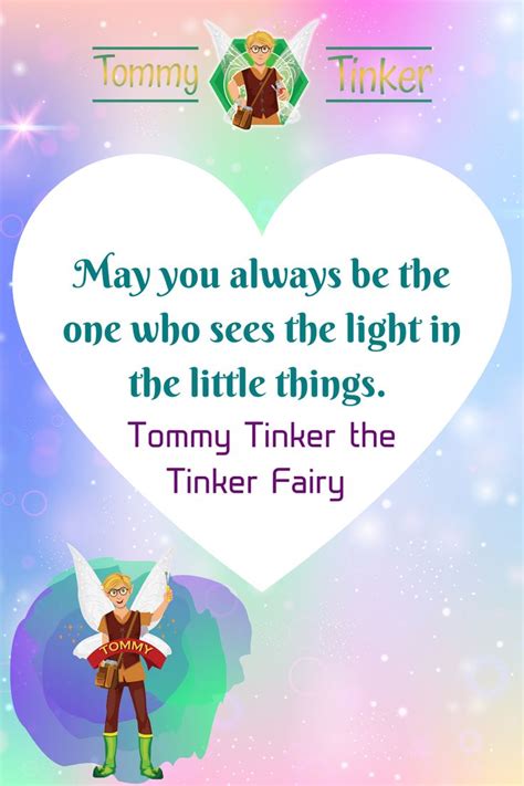 Tommy Tinker The Tinker Fairy Quote Fairy Quotes Fairy Book Magical Book