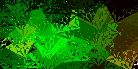 Dark Green Vector Background With Random Forms 6764359 Vector Art At