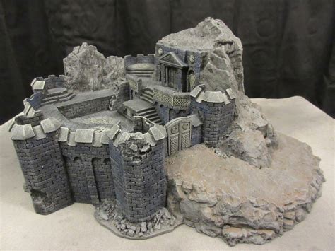 Castle Ruin Diorama Model Stone Basis Warhammer Terrain 40k Terrain