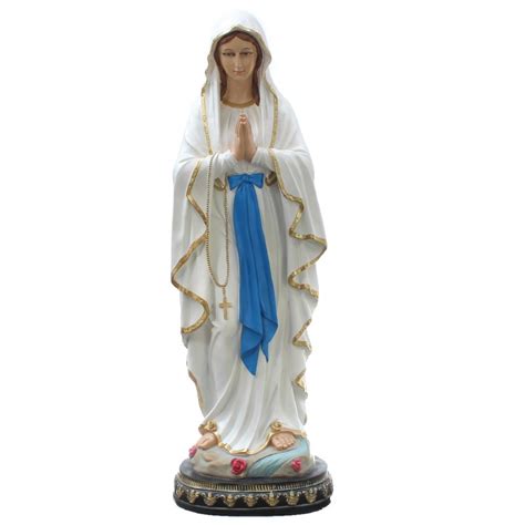 Statue of Our Lady of Lourdes 120cm in coloured resin