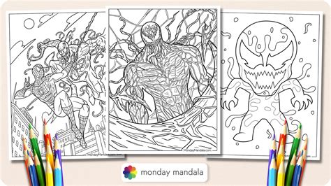 20 Carnage Coloring Pages (Free PDF Printables)